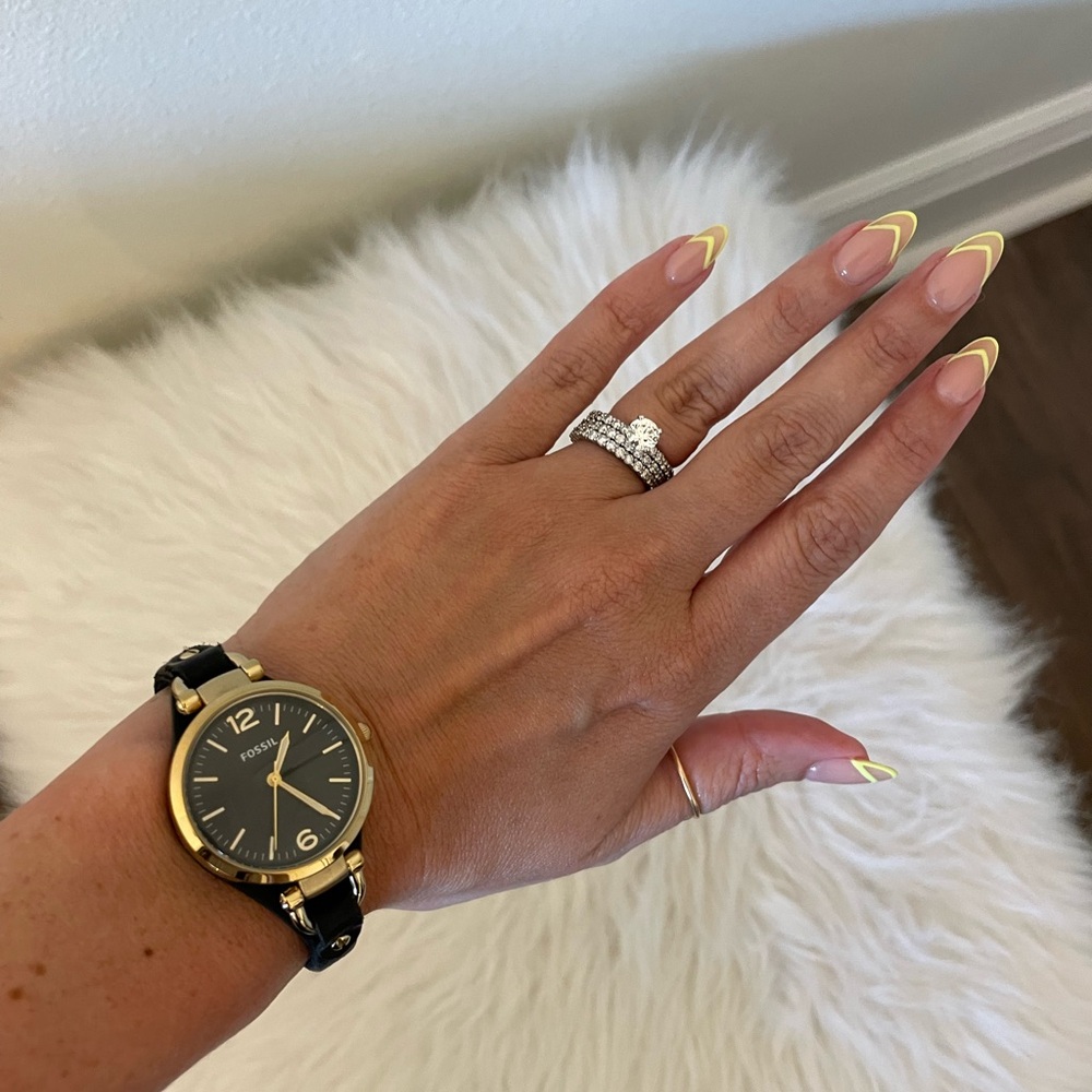 Fossil Women's Gold and Black Watch